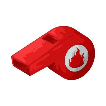 Fire whistle illustration Иллюстрация