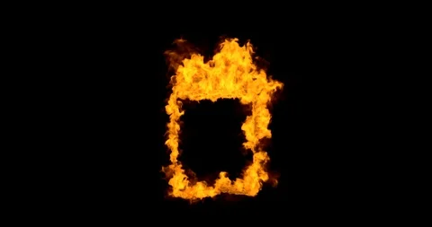 Fire - Window frame on Fire 스톡 동영상 104667904