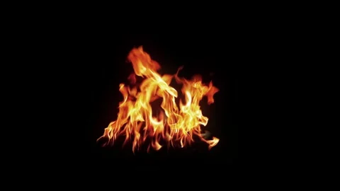 Fire Windy elemental overlay effect Video stock 322777261