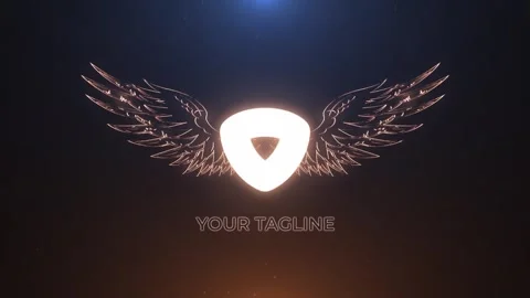 Fire Wing Logo for After Effects After Effects stock
