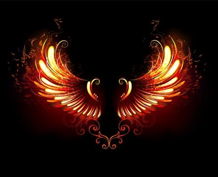 Fire wings イラスト素材