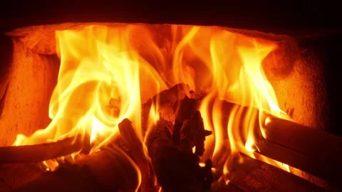The fire from the wood Stock Footage 321979340