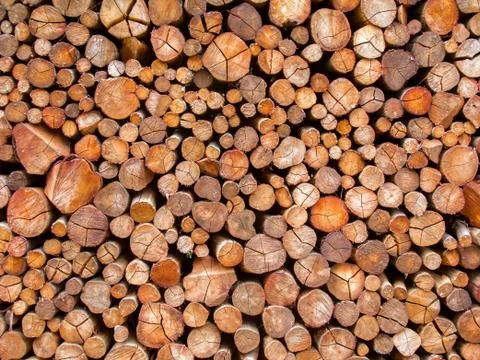 Fire wood texture - pattern Stock Photos