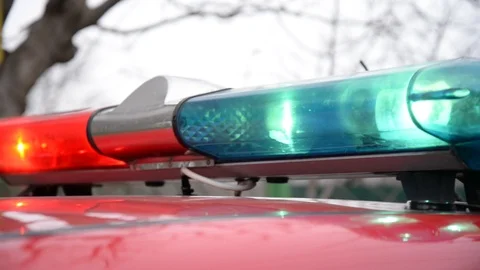 Fire, the work of firefighters. Stock Footage 86199703