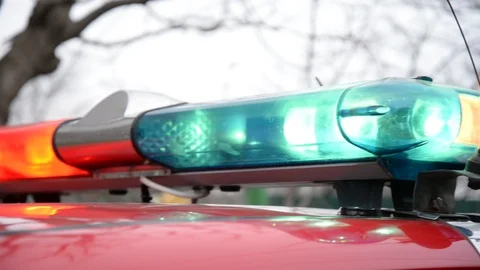 Fire, the work of firefighters. Stock Footage 86200030