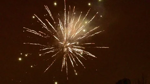 Fire work Stock Footage 144325316