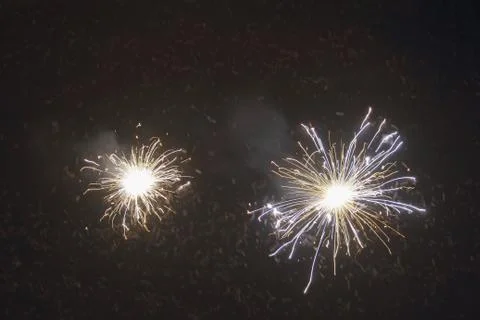 Fire Work Foto stock