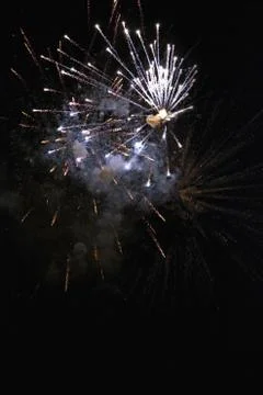 Fire Work Foto stock