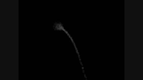 Fire Work Trail 03 Stock Footage 102818476