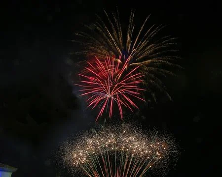 Fire Works 6 Fotos Stock