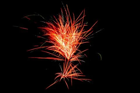 A Fire-Works explosion Foto stock
