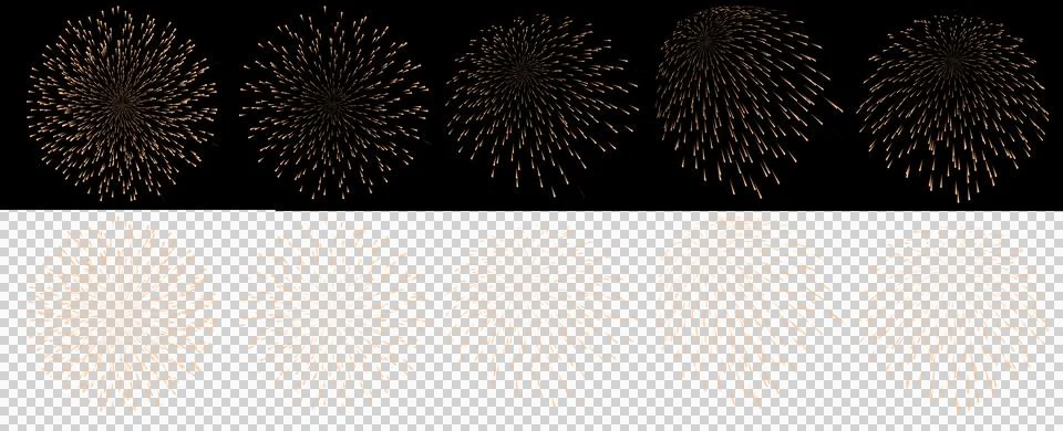 Fire works Illustrazione stock