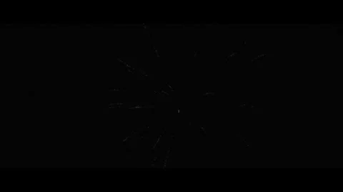 Fire works at night sky, close up Stock Footage 294010274
