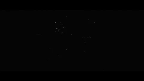 Fire works at night sky, close up Stock Footage 294010281