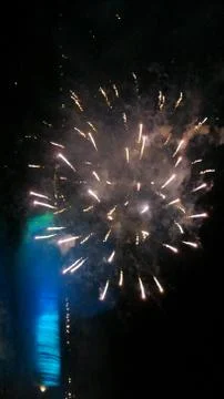 Fire works in the sky Stock Photos