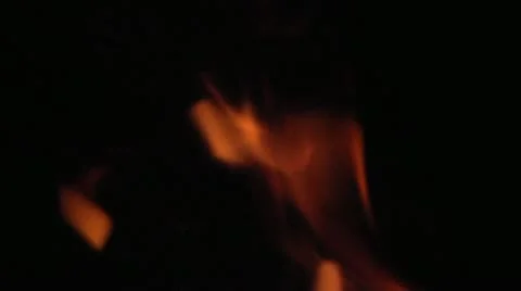 Fire. Zoom in. Stock-Footage 11612645