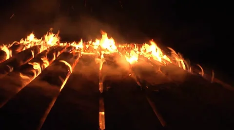 Fire Zoom Stock Footage 33790168