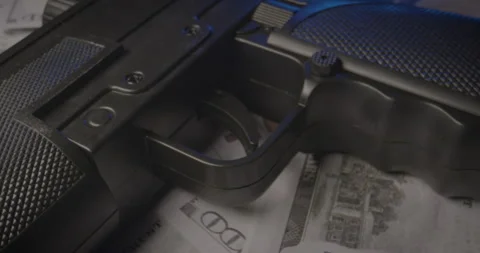 Firearm Trigger Stock Footage 197094993