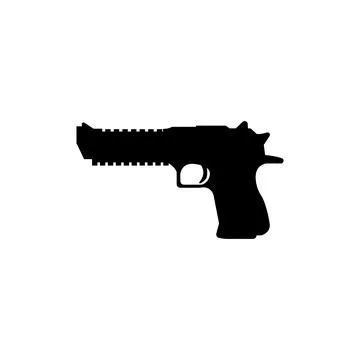 Firearms icon vector Stock Illustration