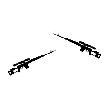 Firearms icon vector Stock Illustration