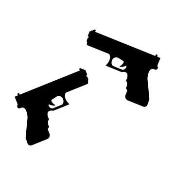 Firearms icon vector Stock Illustration