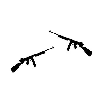 Firearms icon vector Stock Illustration