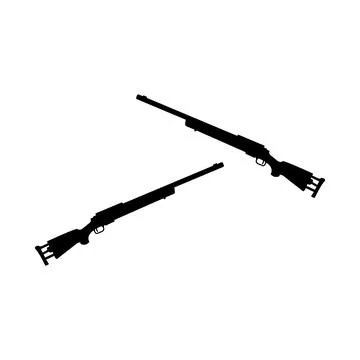 Firearms icon vector Stock Illustration