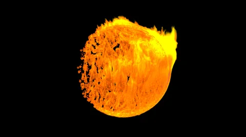 Fireball (106.67° from Back Side) Video stock 33812547