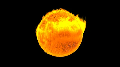 Fireball (153.33° from the Back Side) Stock Footage 33822889