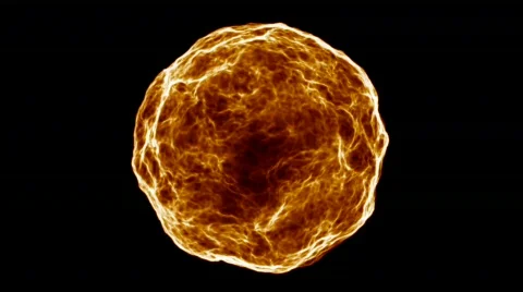 Fireball + Alpha 1080p HD Loopable Stock Footage 477758