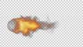 Fireball alpha channel transparent HD Footage