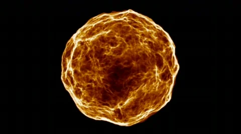 Fireball + Alpha PAL Loopable Stock Footage 608800