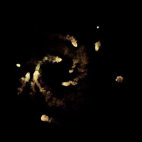 Fireball Assemble Overlay - High Quality Stock Footage Stock Footage 310742445