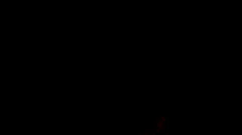 Fireball on black 4 Stock Footage 38647354