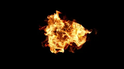 Fireball Burning Flames Seamless Loop Видео 259211659