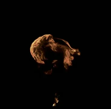 Fireball Burst Up 03 Stock Footage 10917712