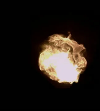 Fireball At Camera 07 Stock Footage 10920245