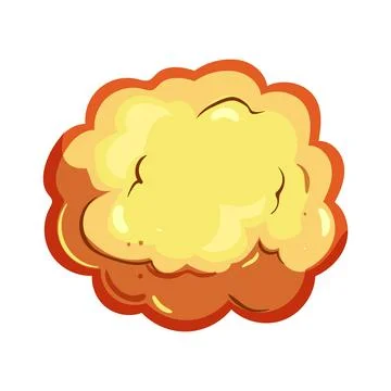 Fireball explosion bursting with dynamic energy illustration Stock Illustration