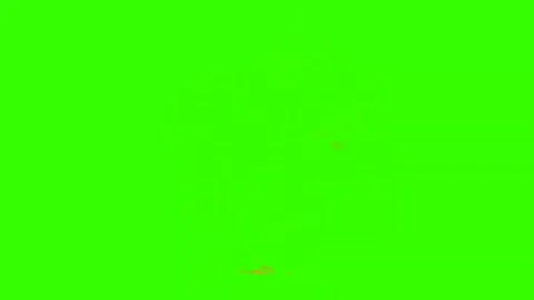 Fireball Explosion with Smoke VFX on Green Screen Background Stock Footage 340676540