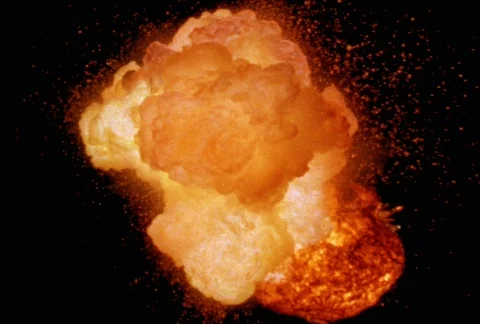 Fireball Explosion - ZG011 Stock Footage 796798