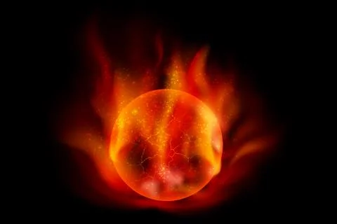 Fireball Stock Illustration