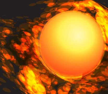 Fireball. 스톡 일러스트