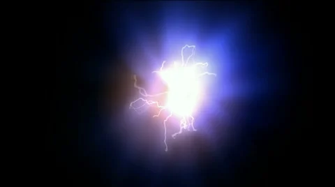Fireball power energy electricity lightn... | Stock Video | Pond5