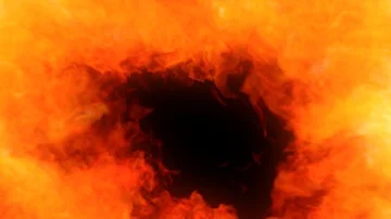 Fireball Transition Vídeo Stock 85750624