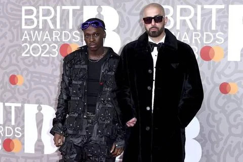 Fireboy DML mit Gast bei der Verleihung der 43. BRIT Awards 2023 in der O2... Stock Photos