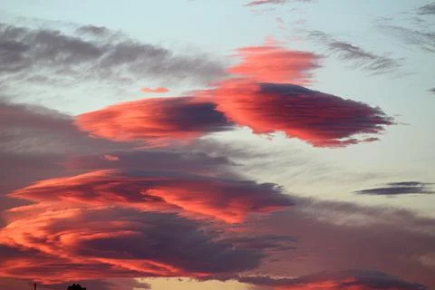 FireClouds1 Stock Photos