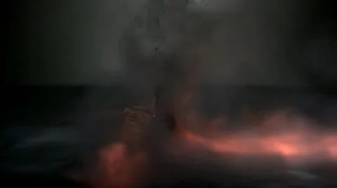 Firecracker explodes in slow motion - 01 - High Speed 1050fps Stock Footage 11612021