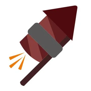 Firecracker Firework Explosive Ingnite Stock Illustration