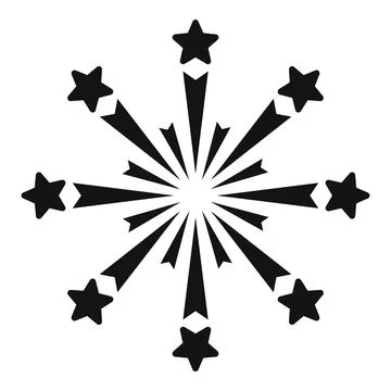 Firecracker icon simple vector. Carnival event 스톡 일러스트
