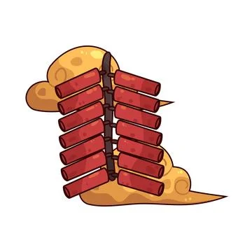 Firecracker illustration Illustration